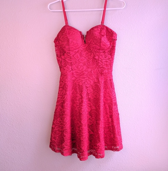 Material Girl Red Dress - Picture 1 of 5